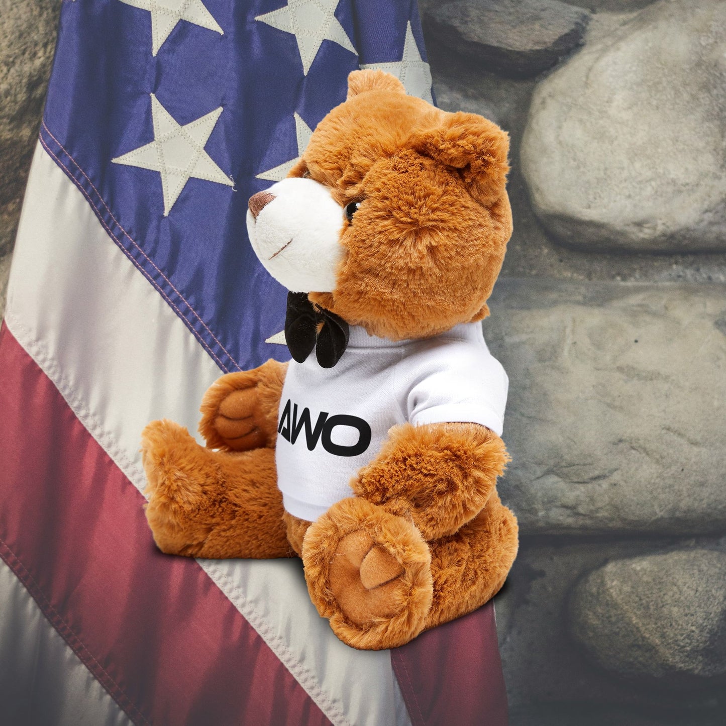 American Warrior Outdoors Teddy Bear with T-Shirt