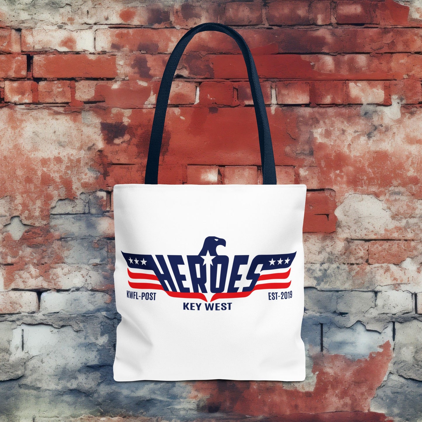 Heroes Bar key West Tote Bag