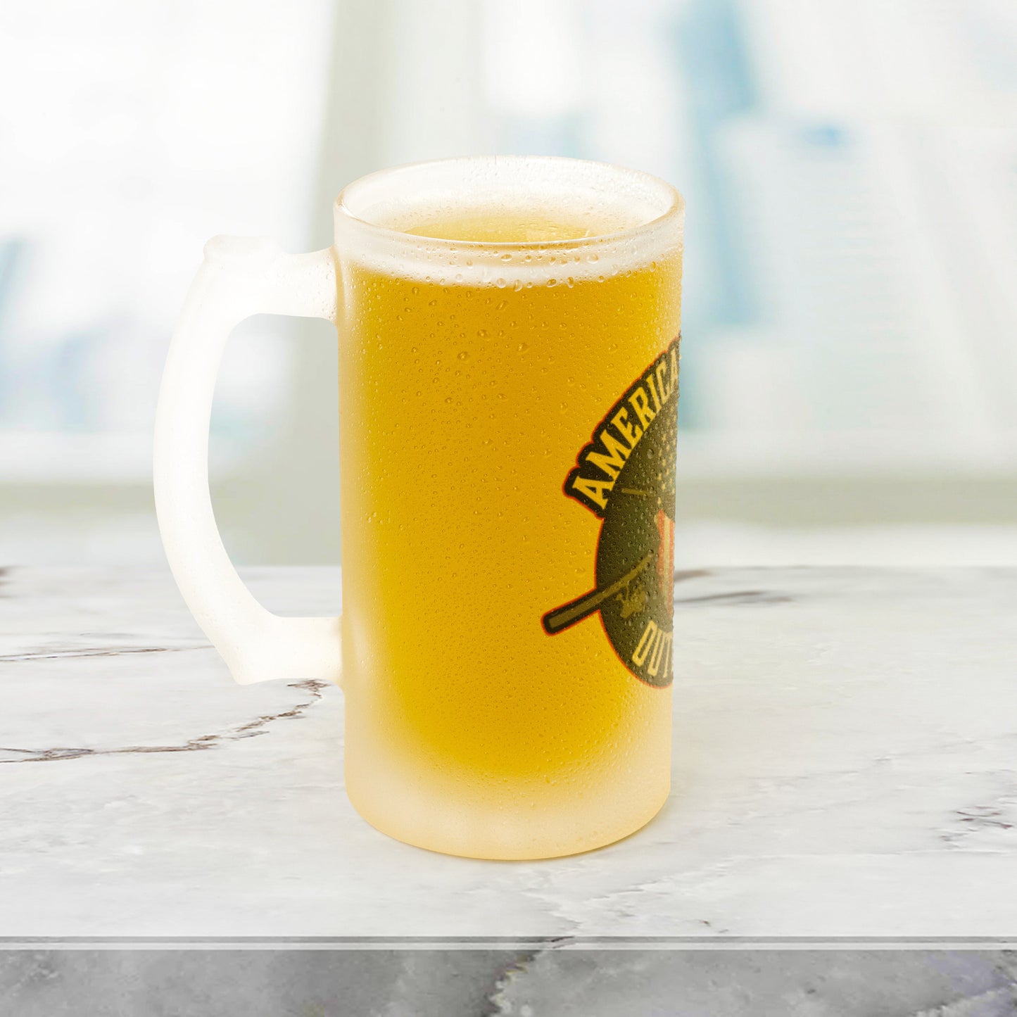 American Warrior Outdoors Frosted Beer Mug