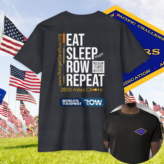 Range Oars Row Eat Sleep Row Repeat T-Shirt