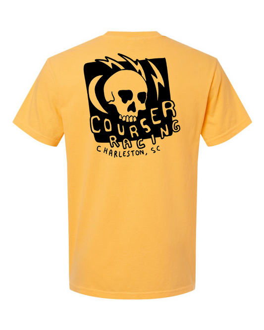 Courser Racing CC Black Skull Tee