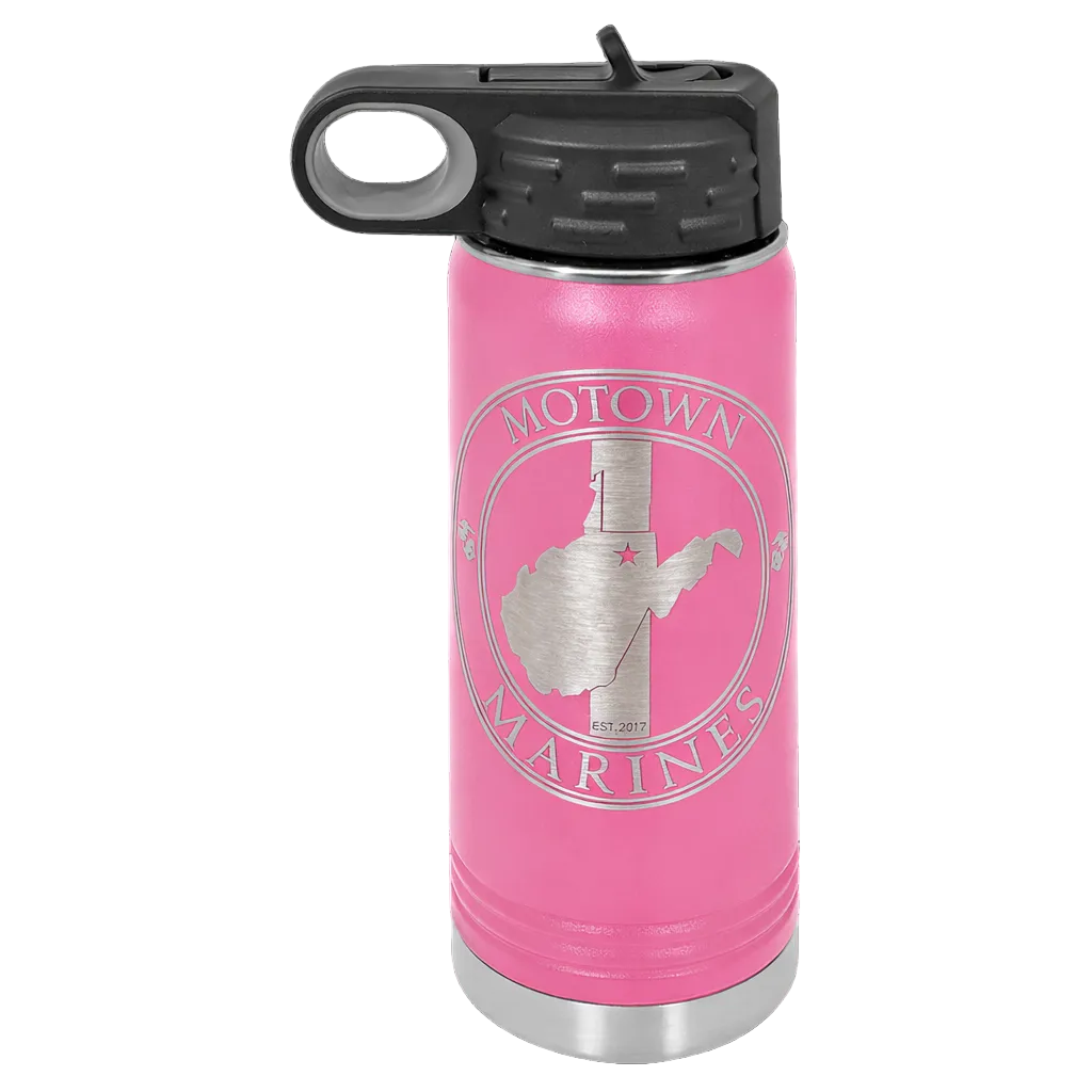 Motown Marines Stainless Steel Water Bottle