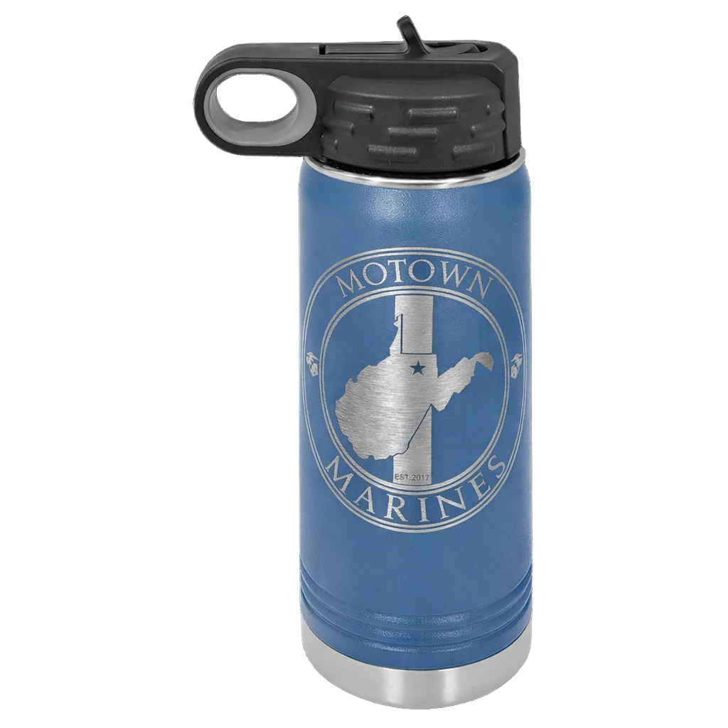Motown Marines Stainless Steel Water Bottle