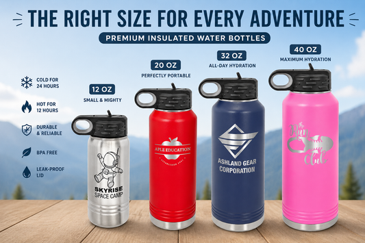 VHF Stainless Steel Water Bottle