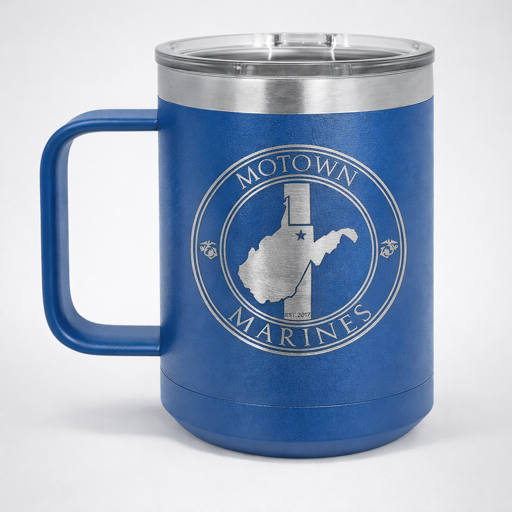 Motown Marines 15 oz. Vacuum Insulated Mug