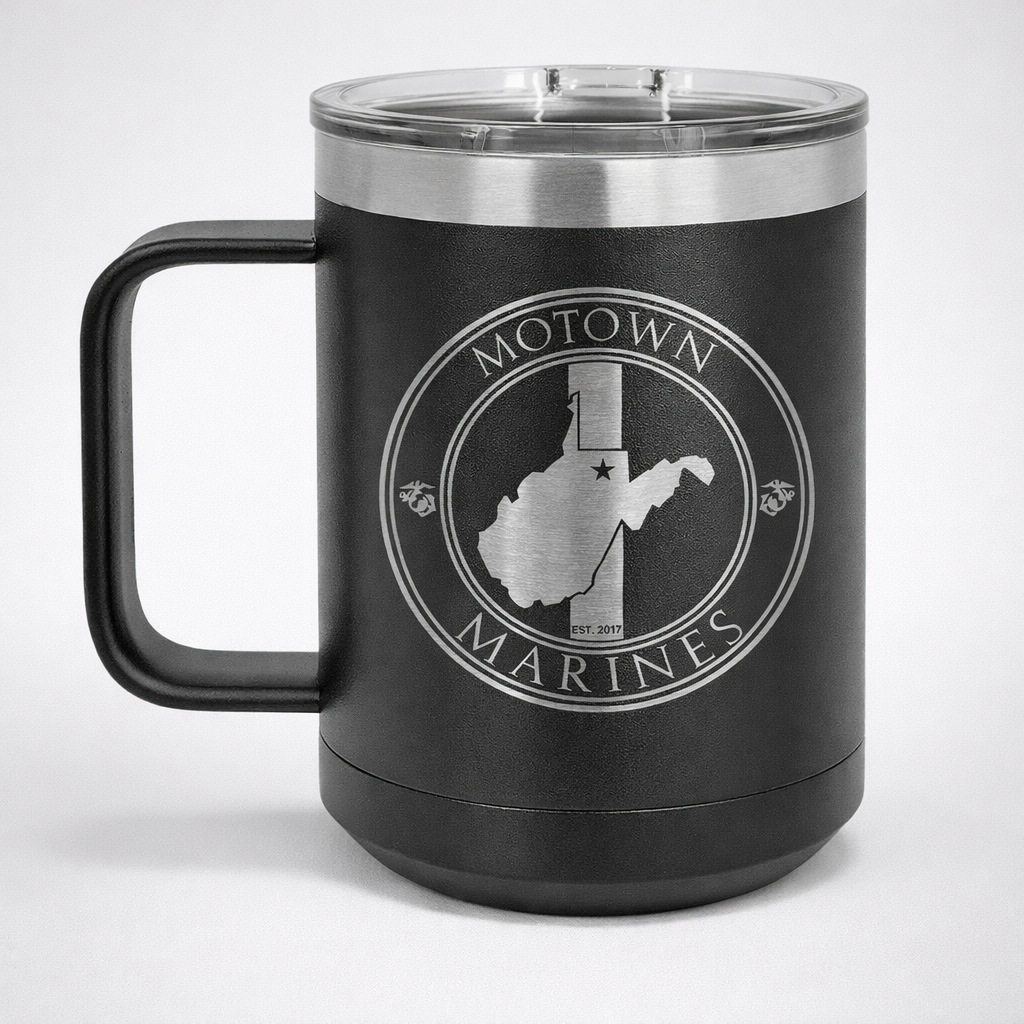 Motown Marines 15 oz. Vacuum Insulated Mug