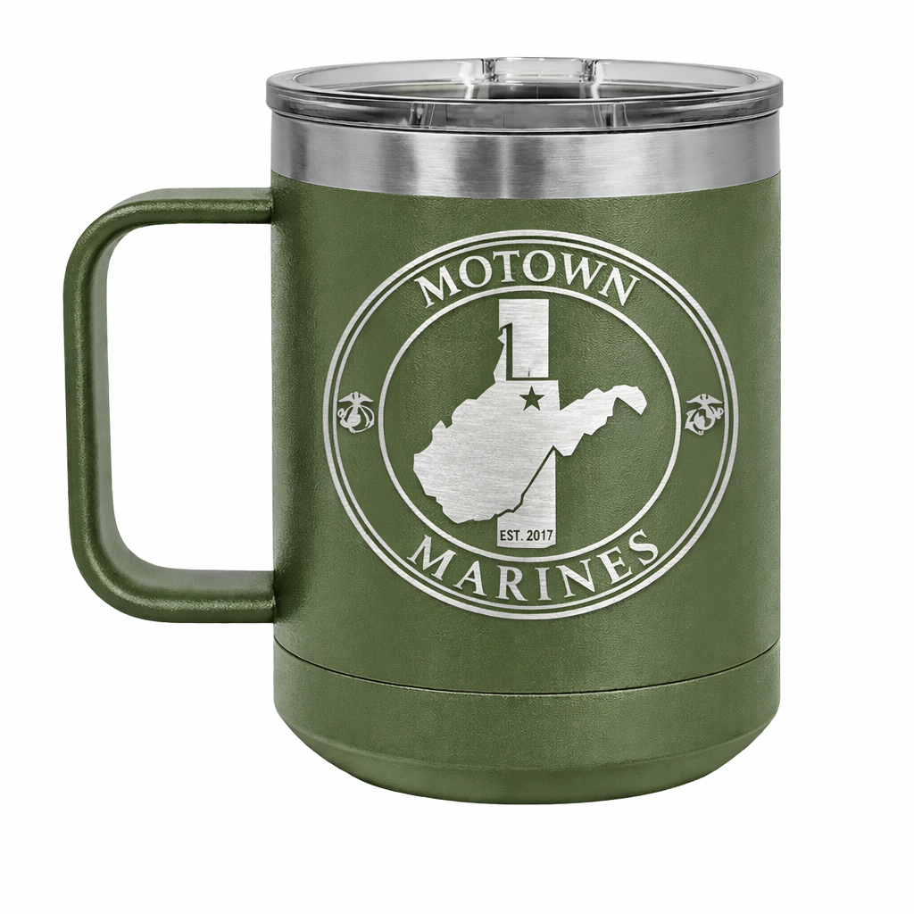 Motown Marines 15 oz. Vacuum Insulated Mug