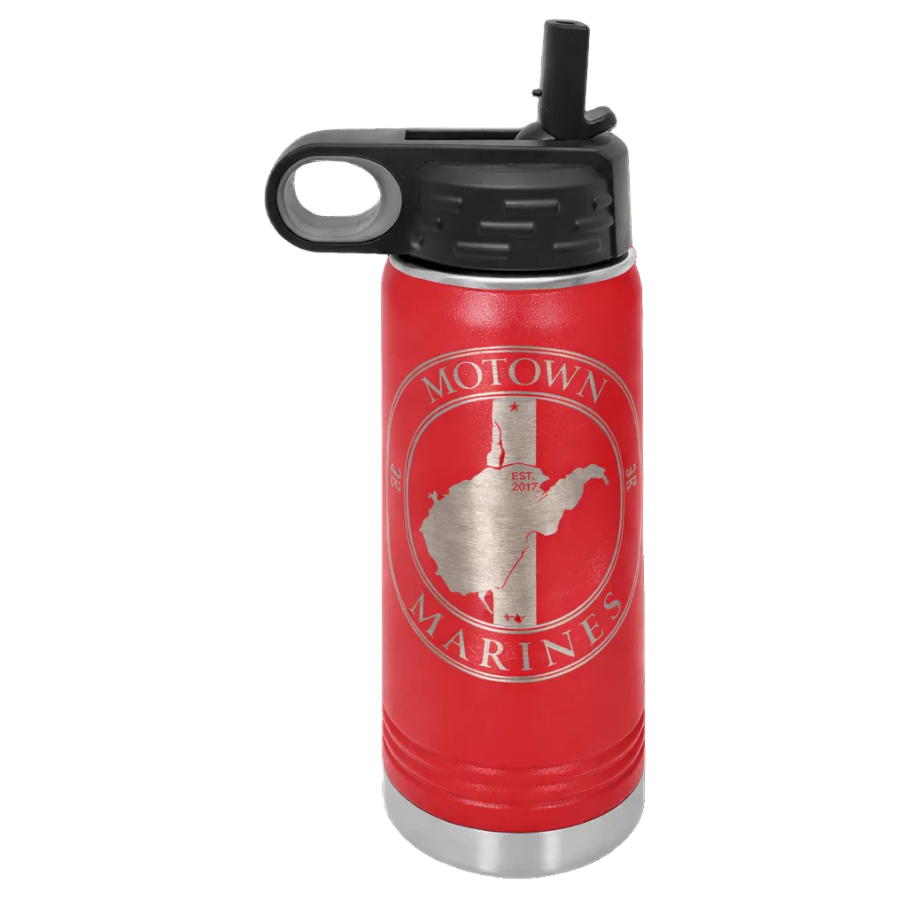 Motown Marines Stainless Steel Water Bottle
