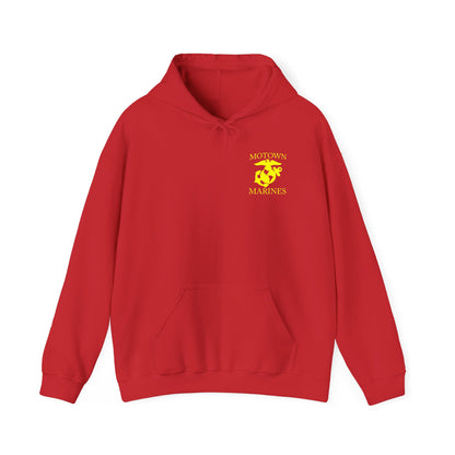 RED Hoodie Motown Marines