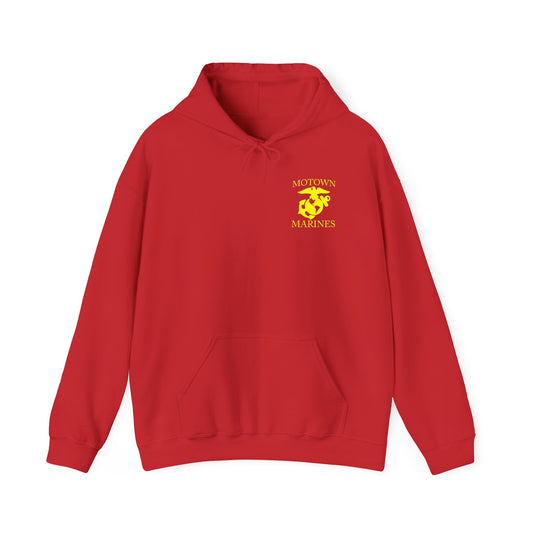 RED Hoodie Motown Marines