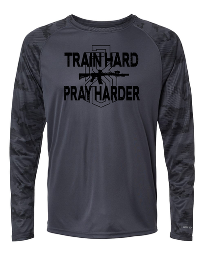 RS Train Hard Camo Performance Long Sleeve