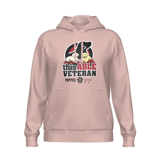 This Able Veteran Puppies & Yoga Midweight Hoodie