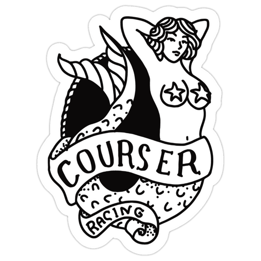 Courser Racing Mermaid Sticker