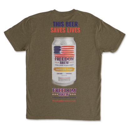 Freedom Brew Can Lovers Tee