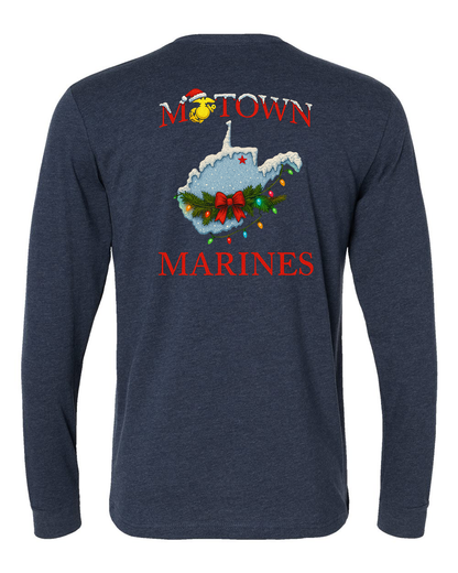 Motown Marines Christmas Long Sleeve Tee