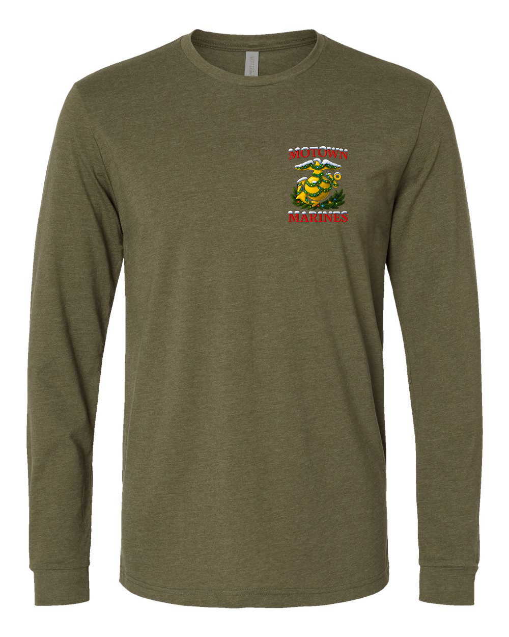 Motown Marines Christmas Long Sleeve Tee