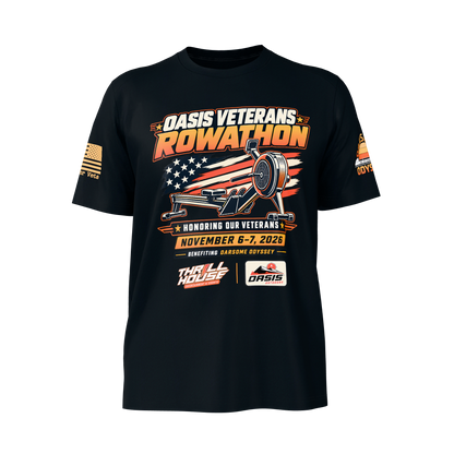 Oasis Veterans Rowathon Rash Gaurd Tee
