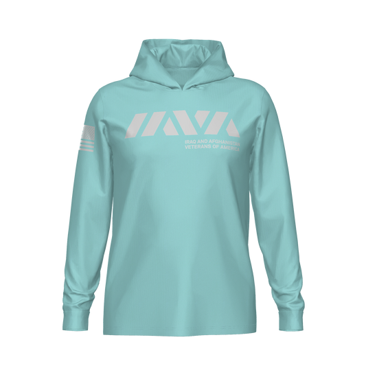 IAVA Fishing Rash Guard Hooded Shirt