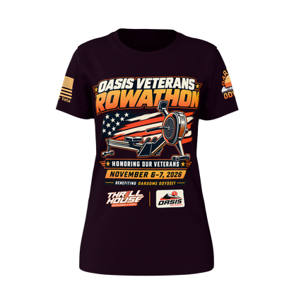 Oasis Veterans Rowathon Womens Tee