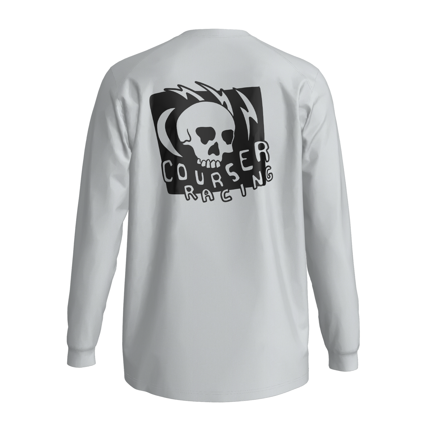 Courser Racing Black Skulls Performance Long Sleeve