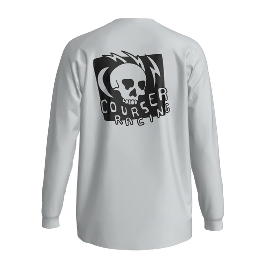 Courser Racing Black Skulls Performance Long Sleeve