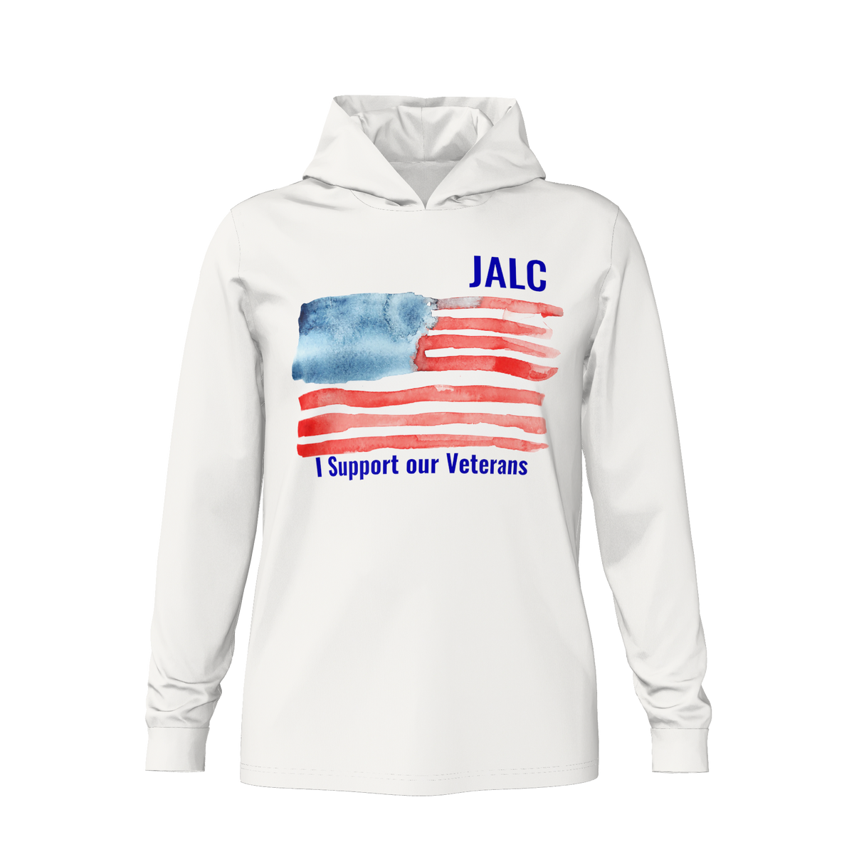 JALC Veterans Day Supporter Fishing Hooded Shirt