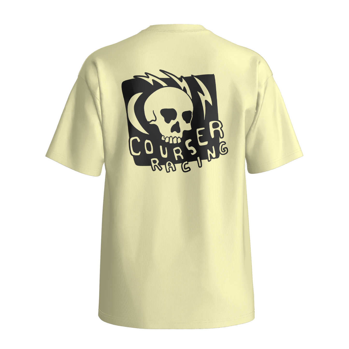 Courser Racing CC Black Skulls Tee