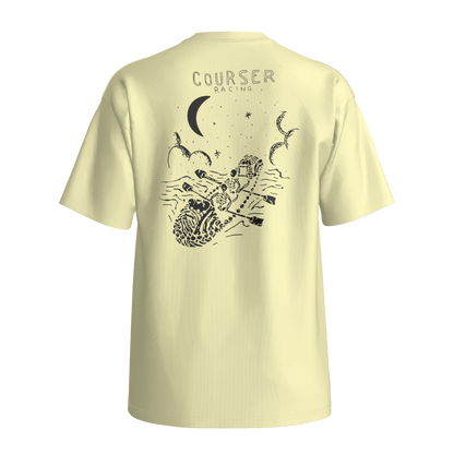 Courser Racing CC White Skull Tee