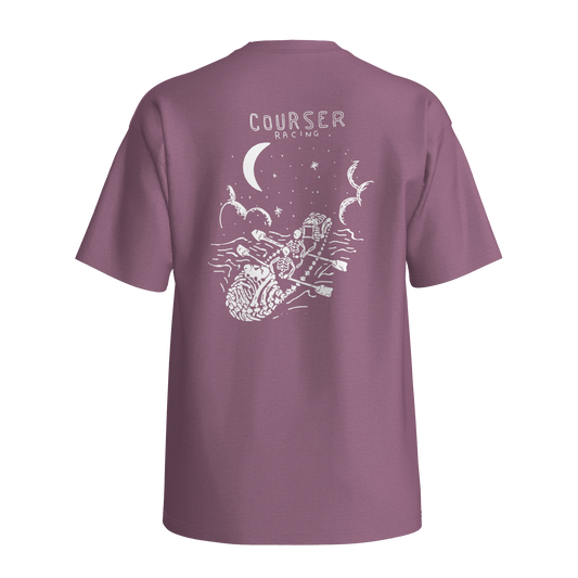 Courser Racing CC White Skull Tee