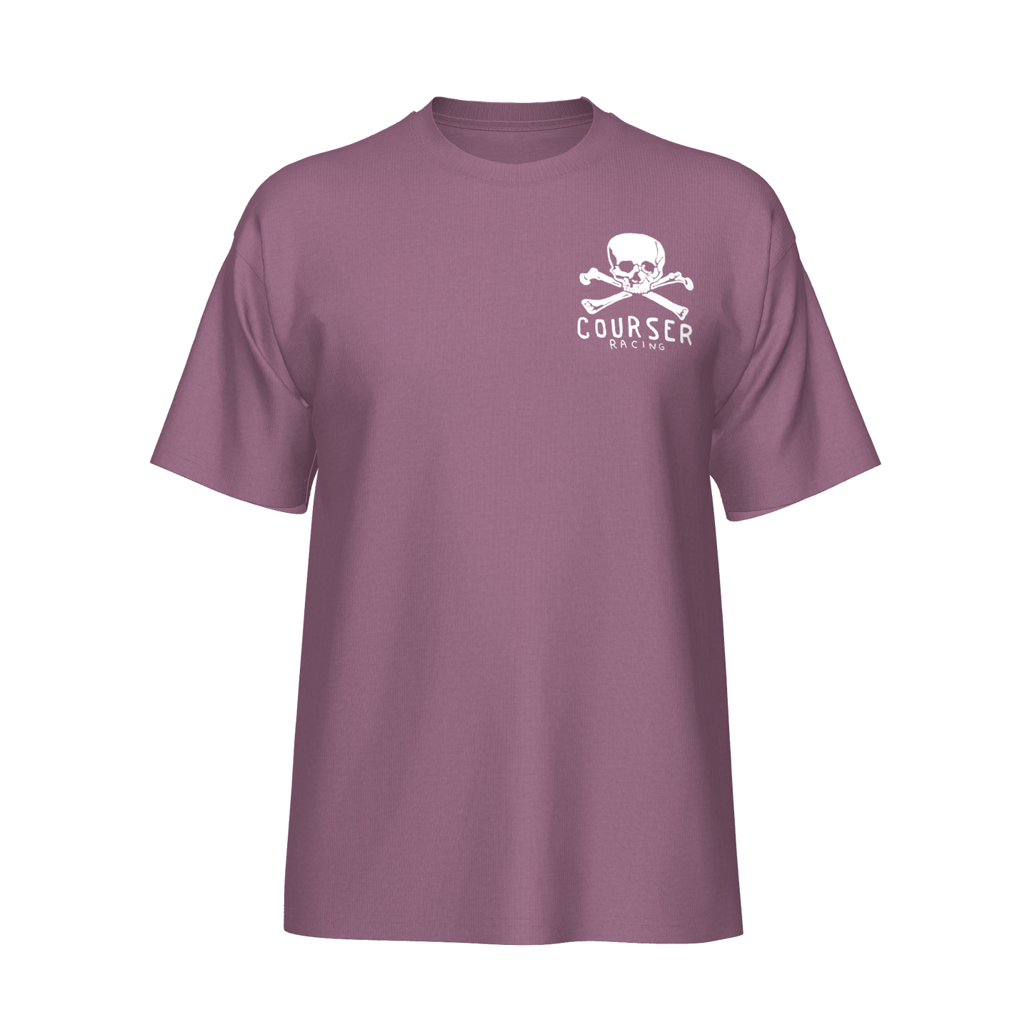 Courser Racing CC White Skull Tee
