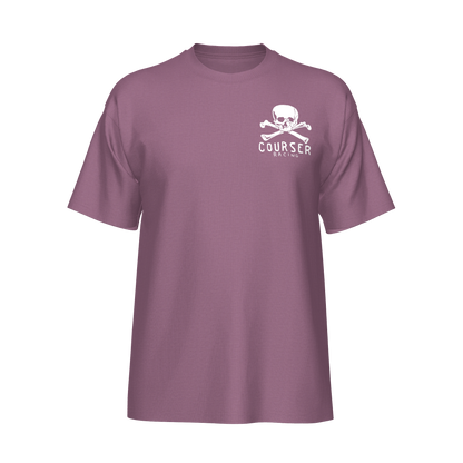 Courser Racing CC White Skull Tee