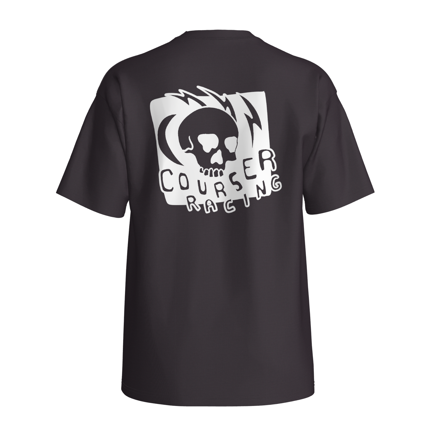 Courser Racing CC Black Skulls Tee