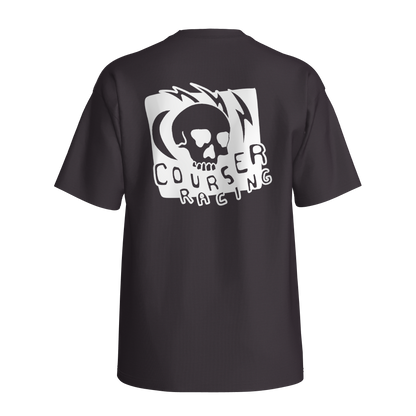 Courser Racing CC Black Skulls Tee