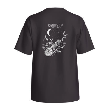 Courser Racing CC White Skull Tee