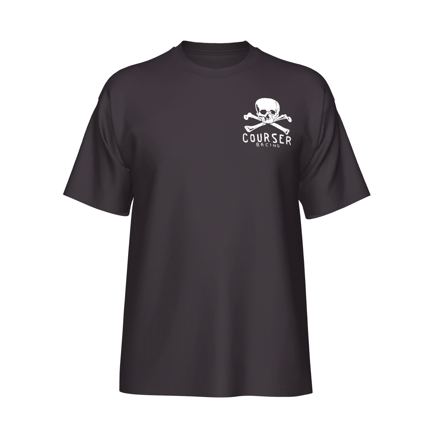 Courser Racing CC White Skull Tee