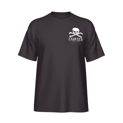 Courser Racing CC White Skull Tee