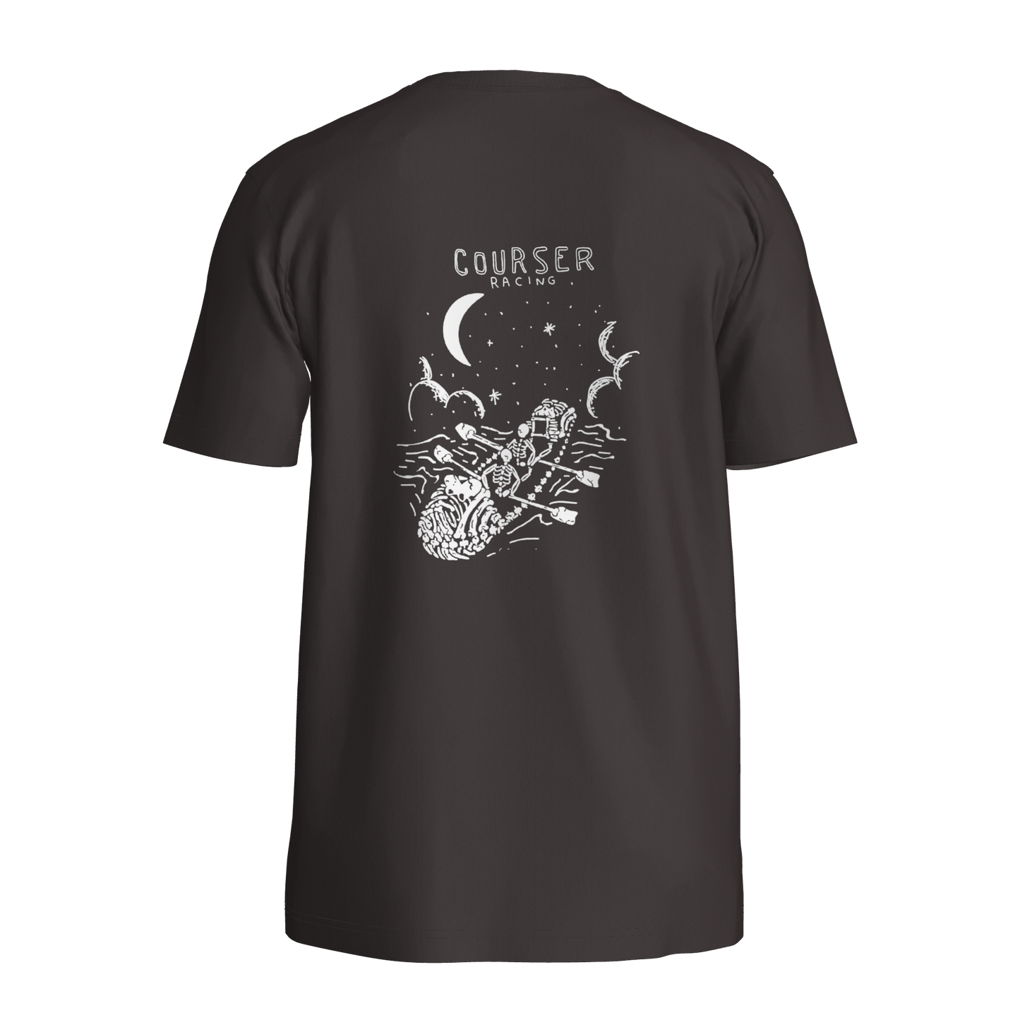 Courser Racing NL White Skull Tee