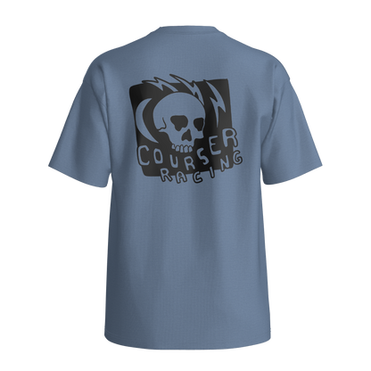 Courser Racing CC Black Skulls Tee