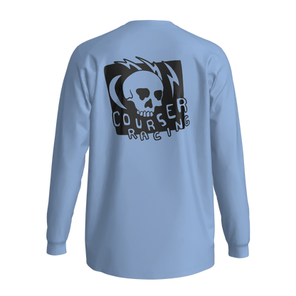 Courser Racing Black Skulls Performance Long Sleeve