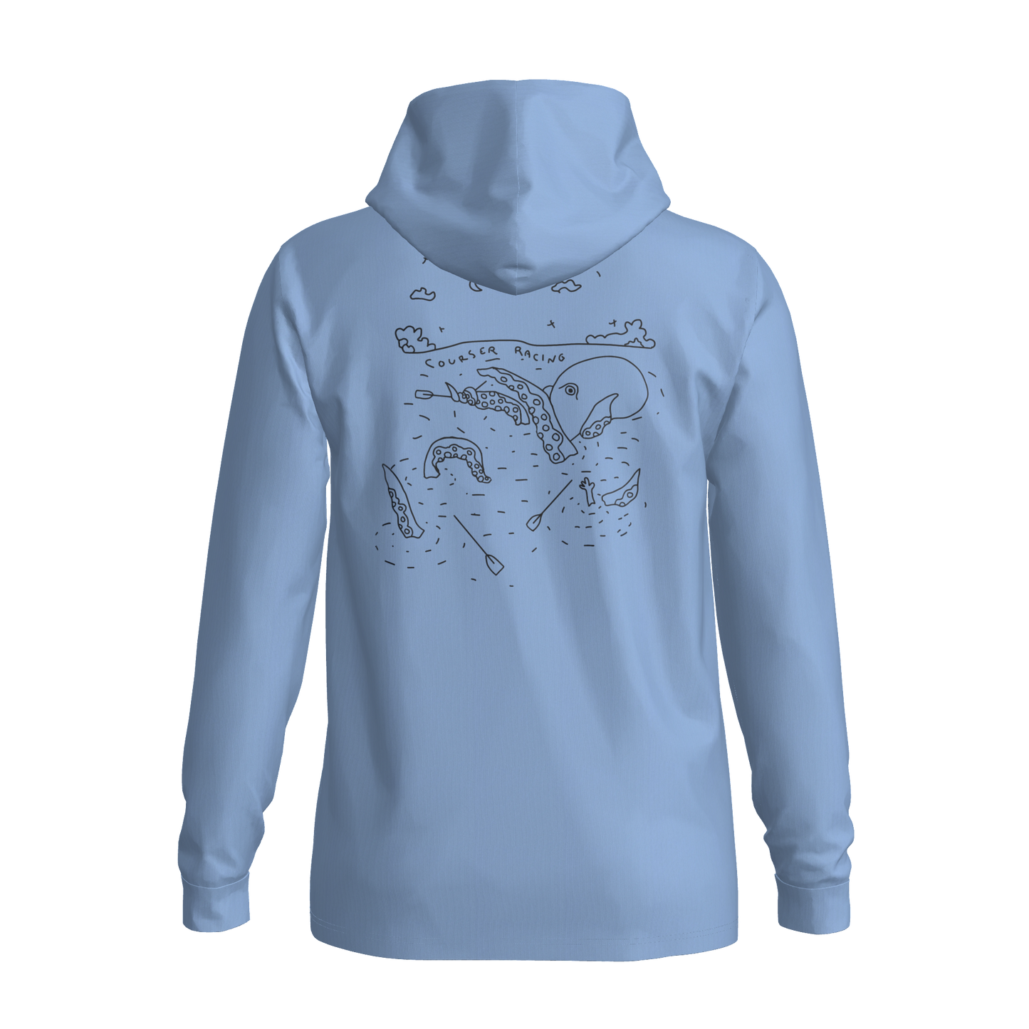 Courser Racing Octopus II Hooded Performance Long Sleeve