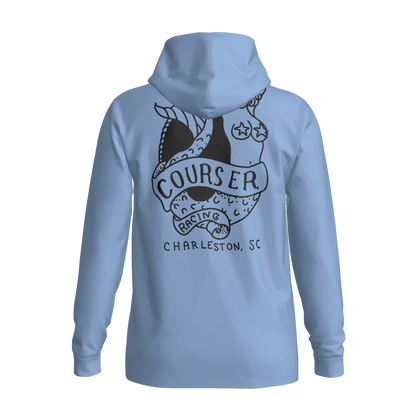 Courser Racing Mermaid Hooded Performance Long Sleeve