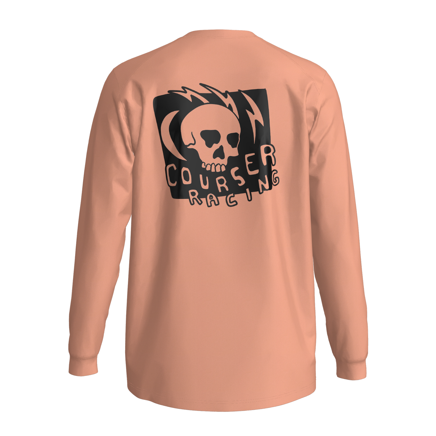Courser Racing Black Skulls Performance Long Sleeve
