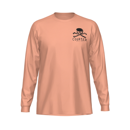 Courser Racing White Skull Performance Long Sleeve