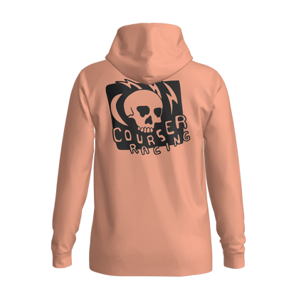 Courser Racing Black Skulls Hooded Performance Long Sleeve