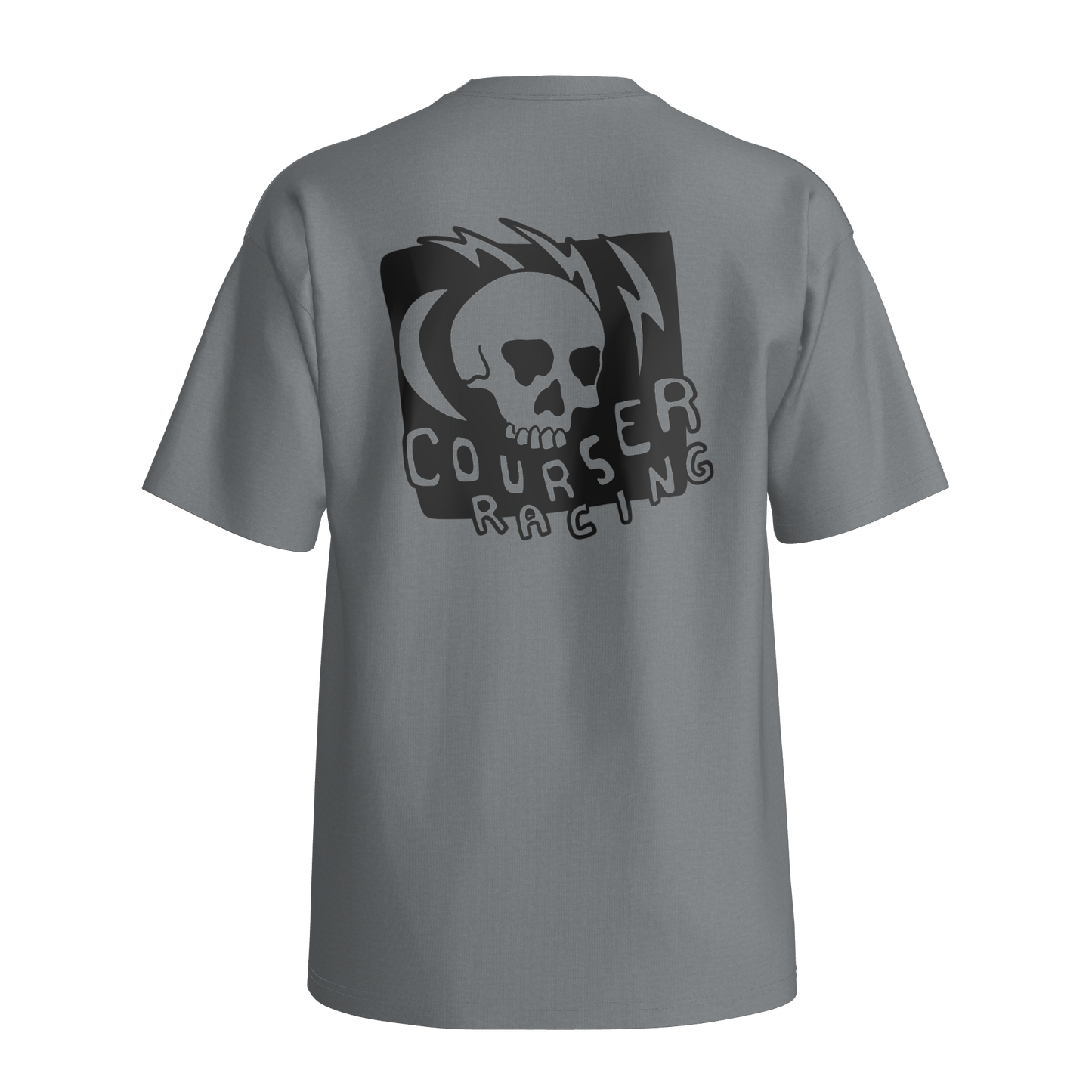 Courser Racing CC Black Skulls Tee