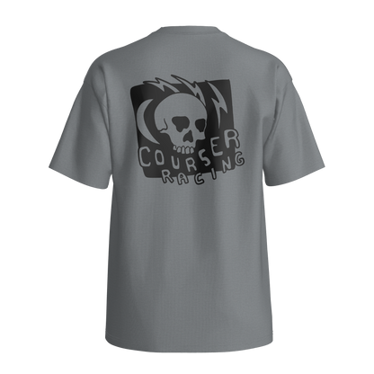 Courser Racing CC Black Skulls Tee