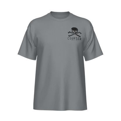 Courser Racing CC White Skull Tee