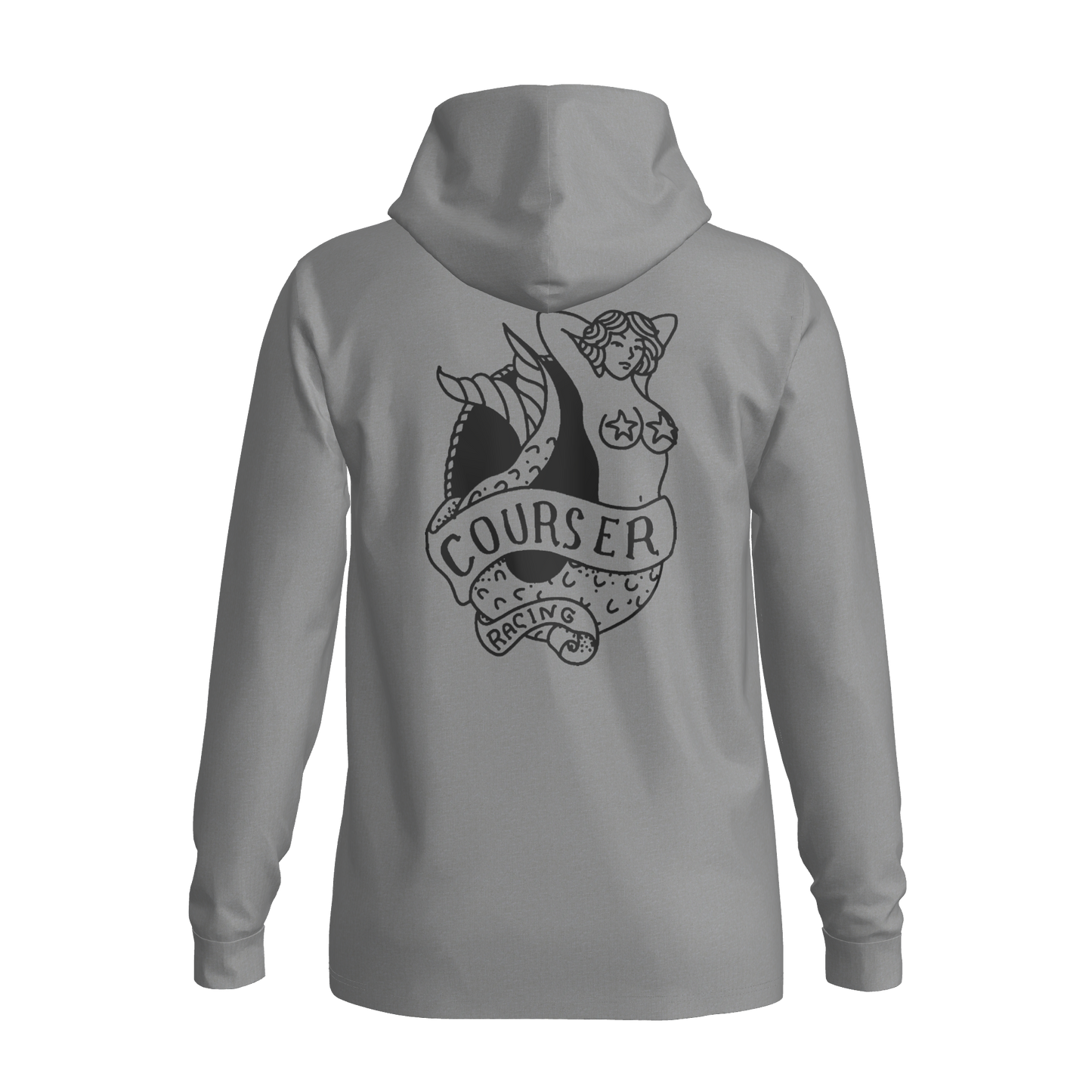 Courser Racing Mermaid Hooded Performance Long Sleeve