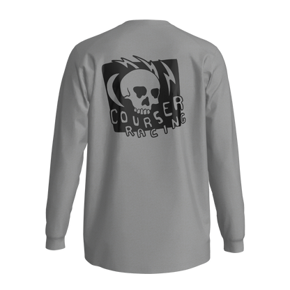 Courser Racing Black Skulls Performance Long Sleeve