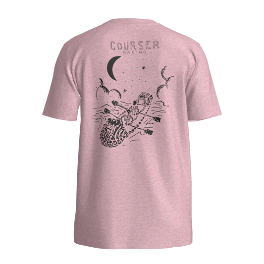 Courser Racing NL White Skull Tee